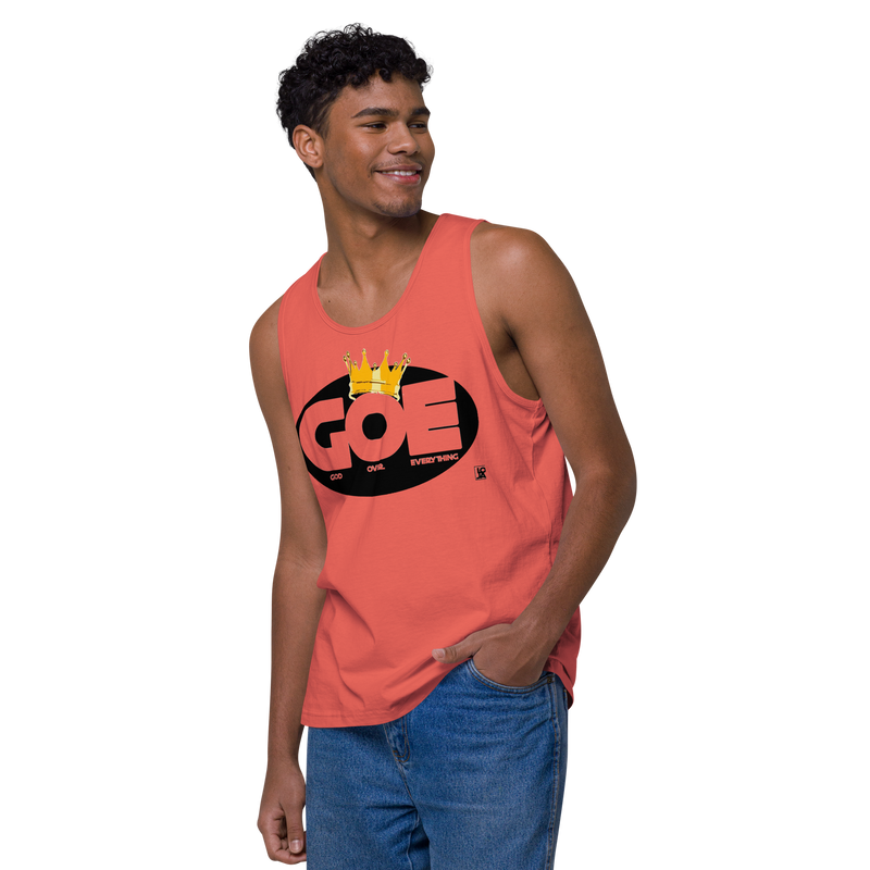 God Over Everything Design Men’s Premium Tank Top