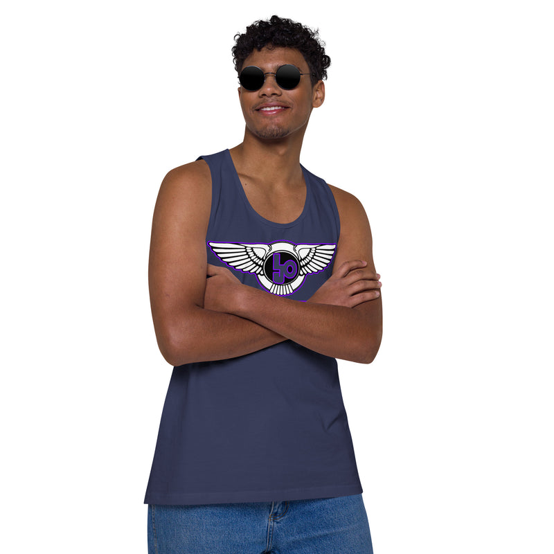 Lion Of Judah Purple Design logo Men’s premium tank top