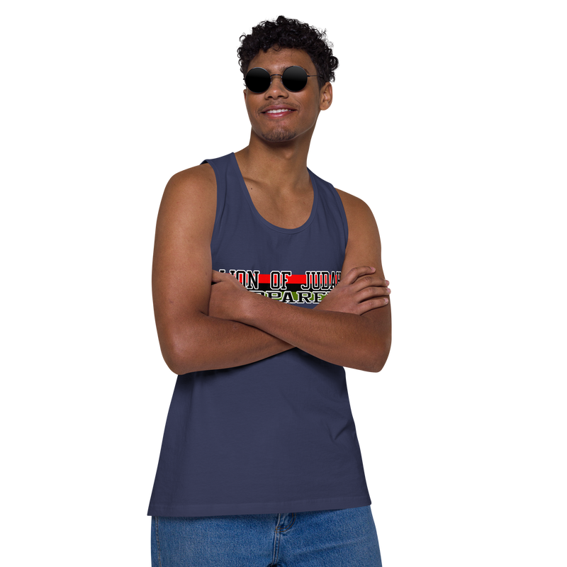 Lion Of Judah Apparel Brand Design Men’s premium tank top