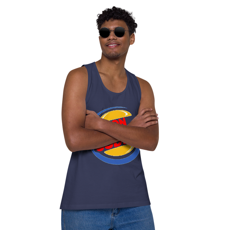 Lion Of Judah (BK) Burger King Spinoff Design Men’s premium tank top