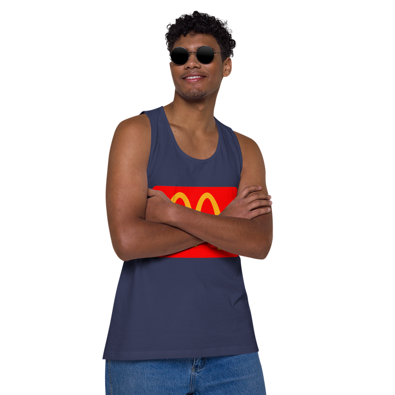 Lion Of Judah Mc Donald's Spinoff Design Men’s premium tank top