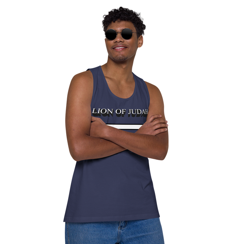 Lion Of Judah Brand Men’s premium tank top