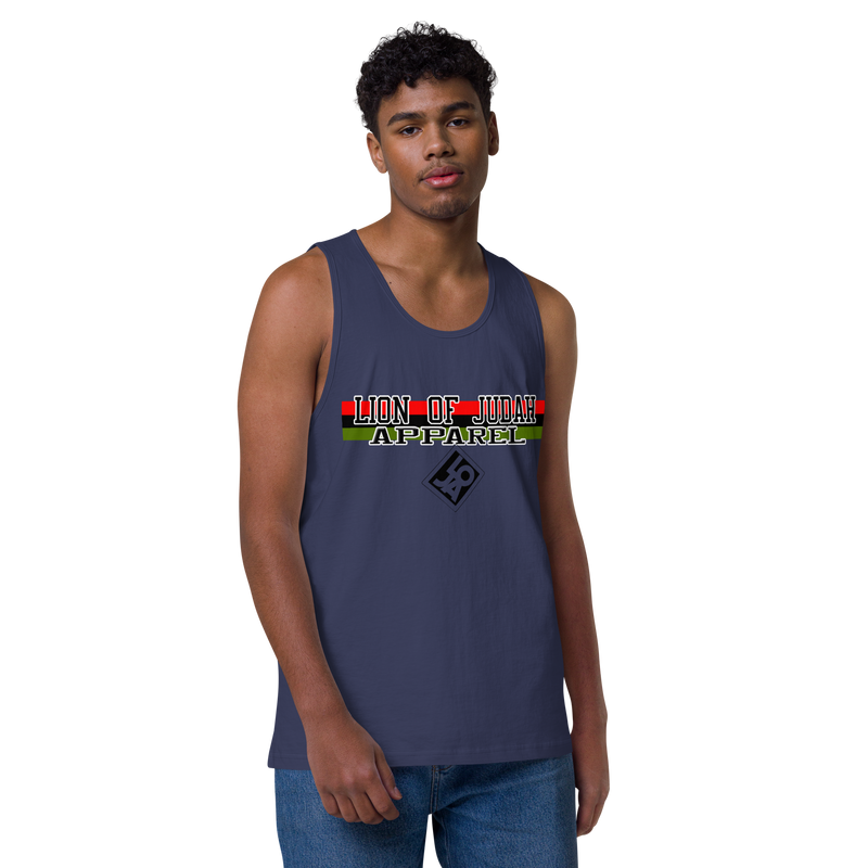 Lion Of Judah Apparel Brand Design Men’s premium tank top