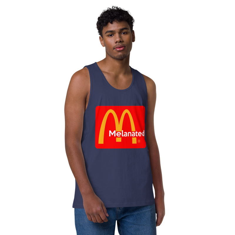 Lion Of Judah Mc Donald's Spinoff Design Men’s premium tank top