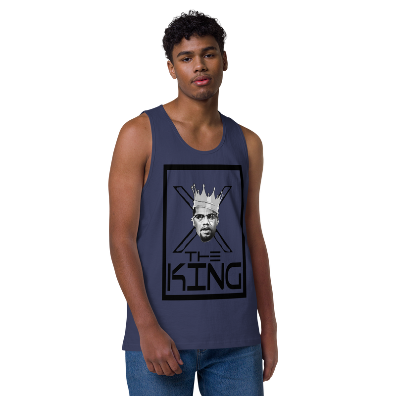 X The King Men’s premium tank top