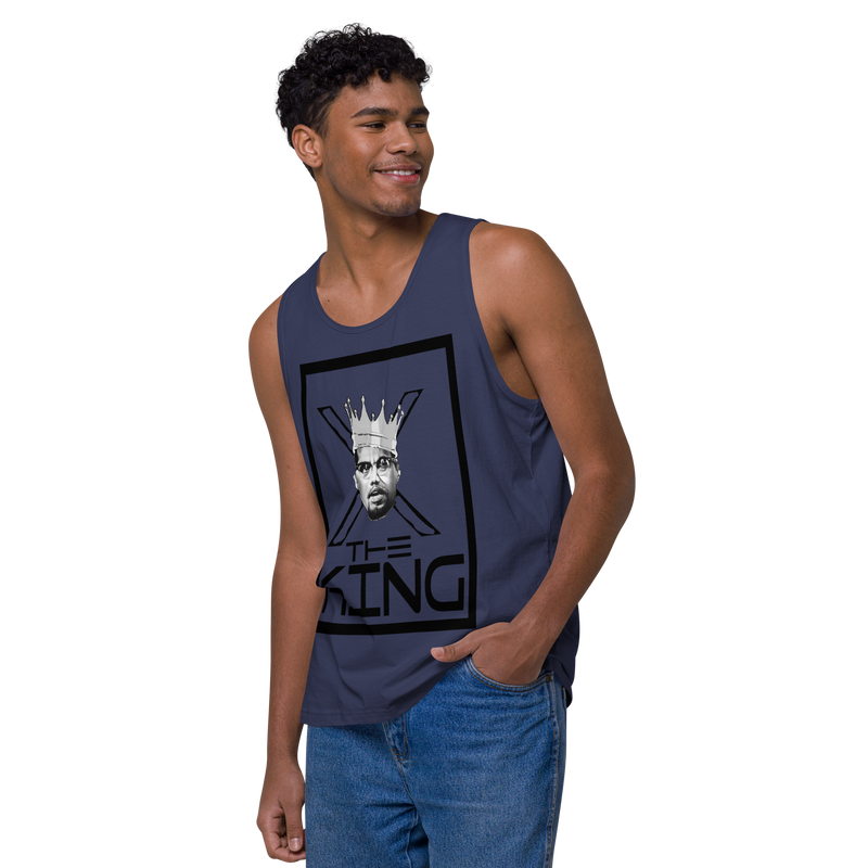 X The King Men’s premium tank top