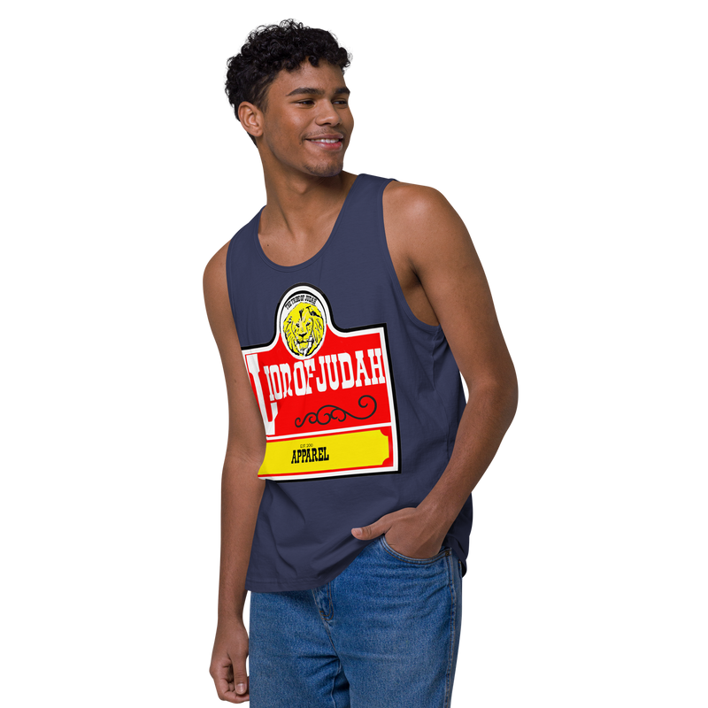 Lion Of Judah Spinoff of  Wendy's Men’s Premium Tank Top