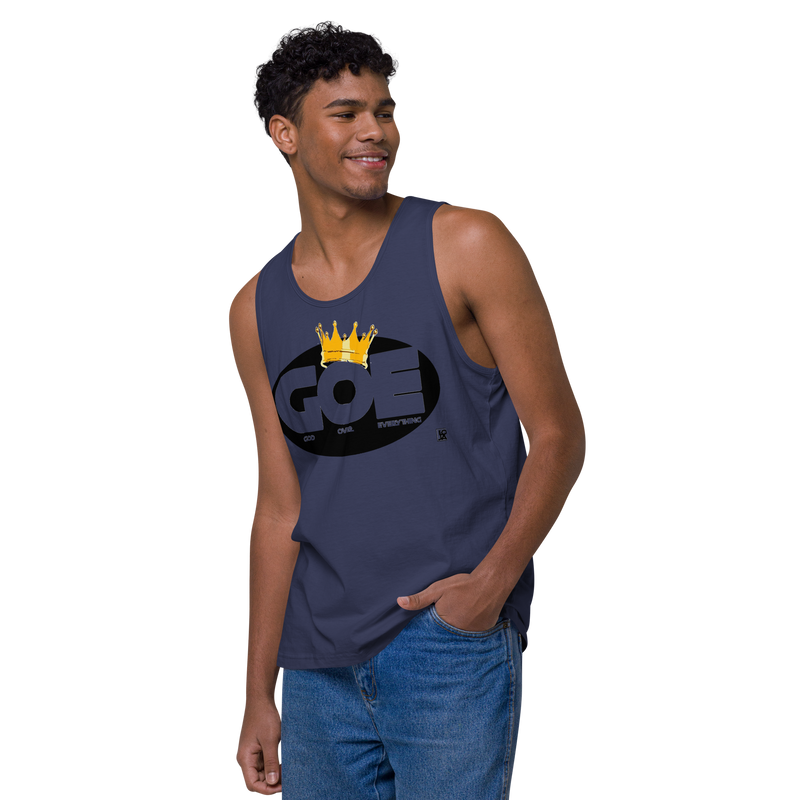 God Over Everything Design Men’s Premium Tank Top