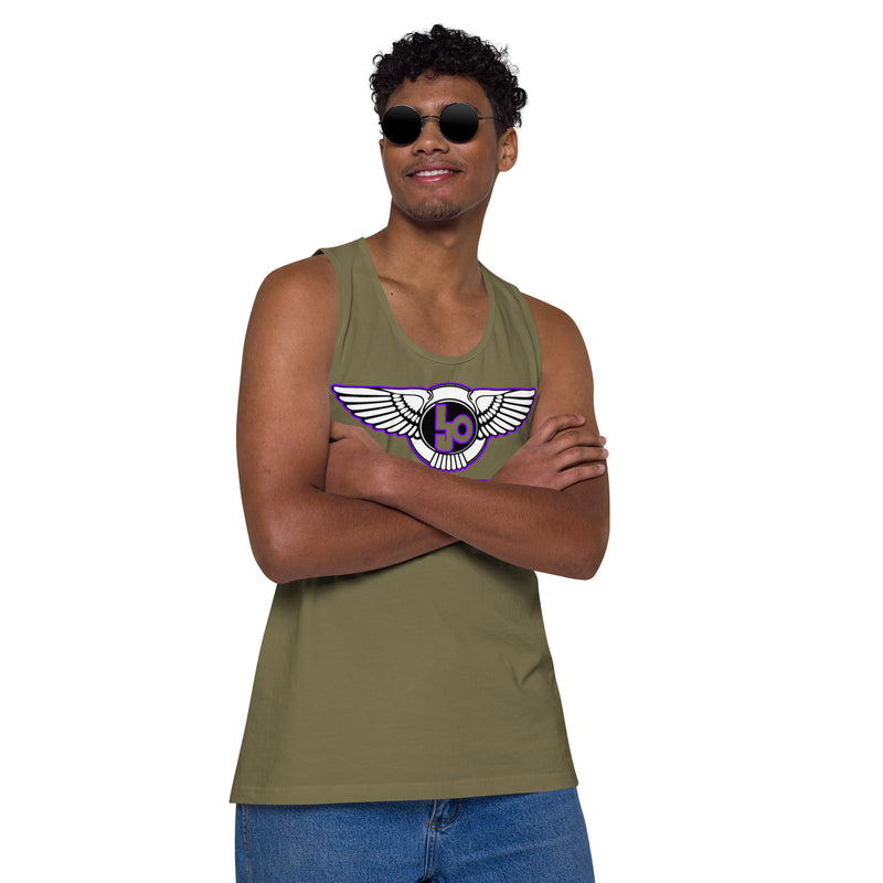 Lion Of Judah Purple Design logo Men’s premium tank top
