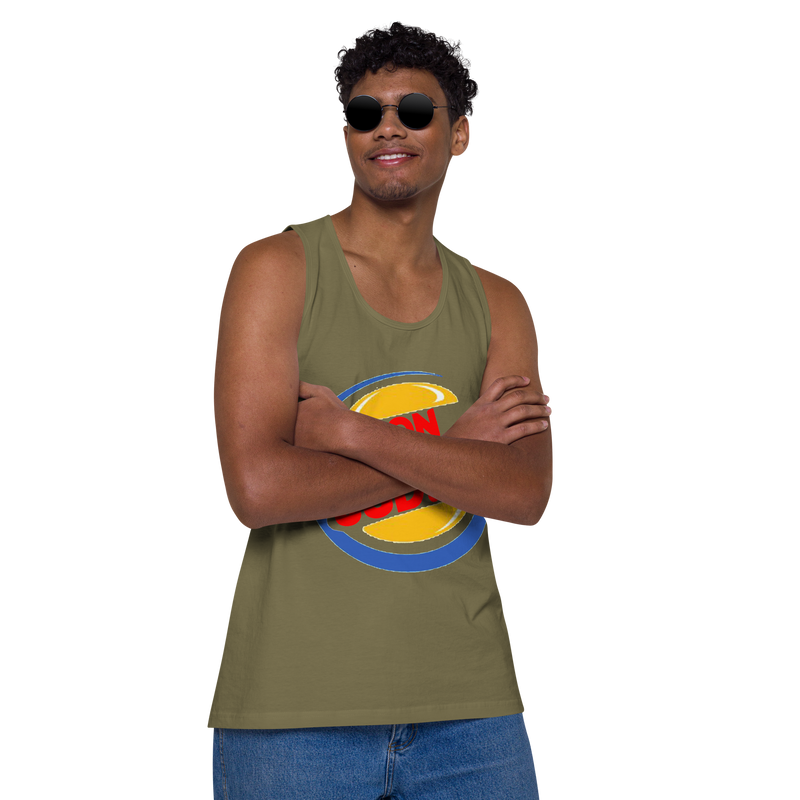 Lion Of Judah (BK) Burger King Spinoff Design Men’s premium tank top