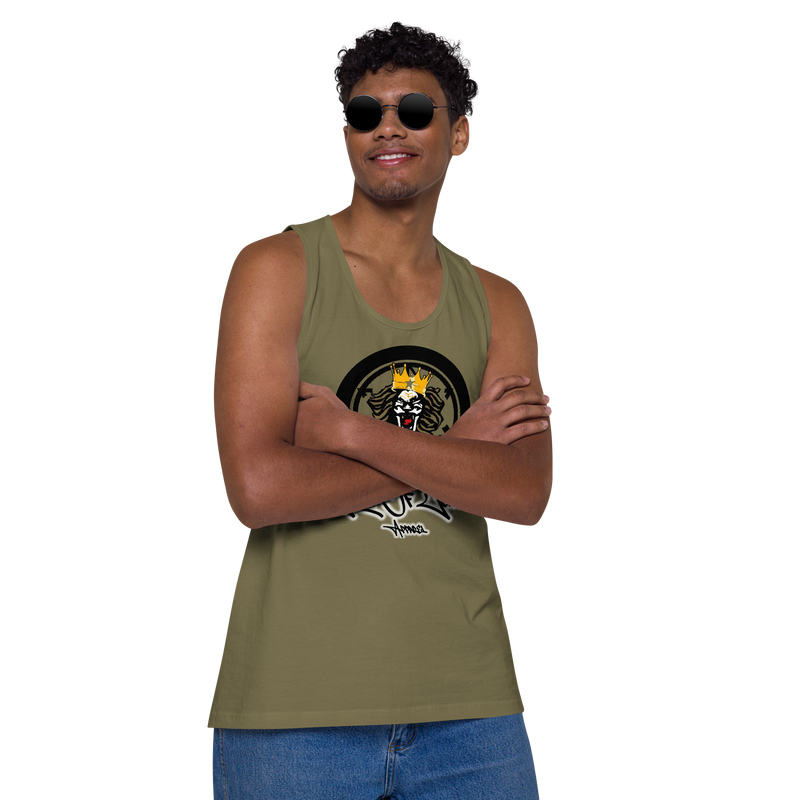 Lion Of Judah Apparel Lion Design Men’s Premium Tank Top
