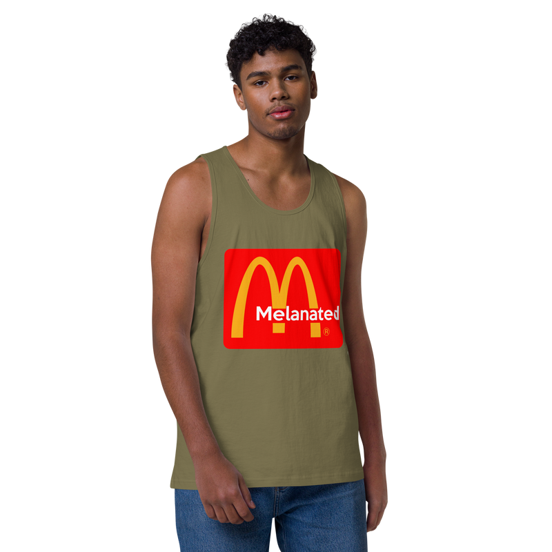Lion Of Judah Mc Donald's Spinoff Design Men’s premium tank top