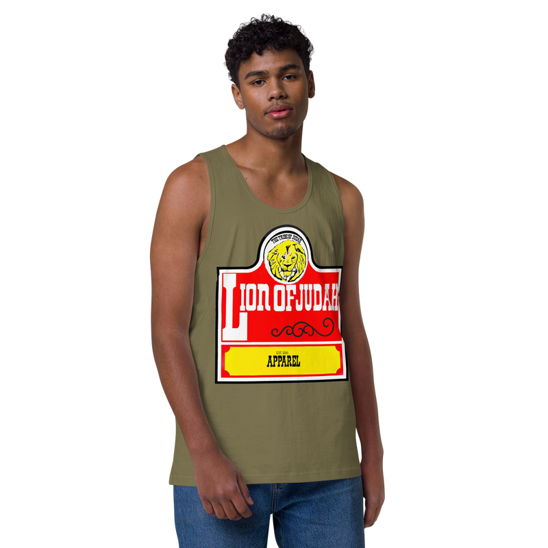 Lion Of Judah Spinoff of  Wendy's Men’s Premium Tank Top