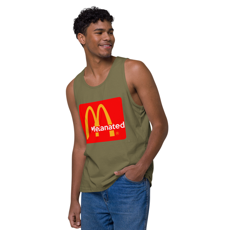 Lion Of Judah Mc Donald's Spinoff Design Men’s premium tank top