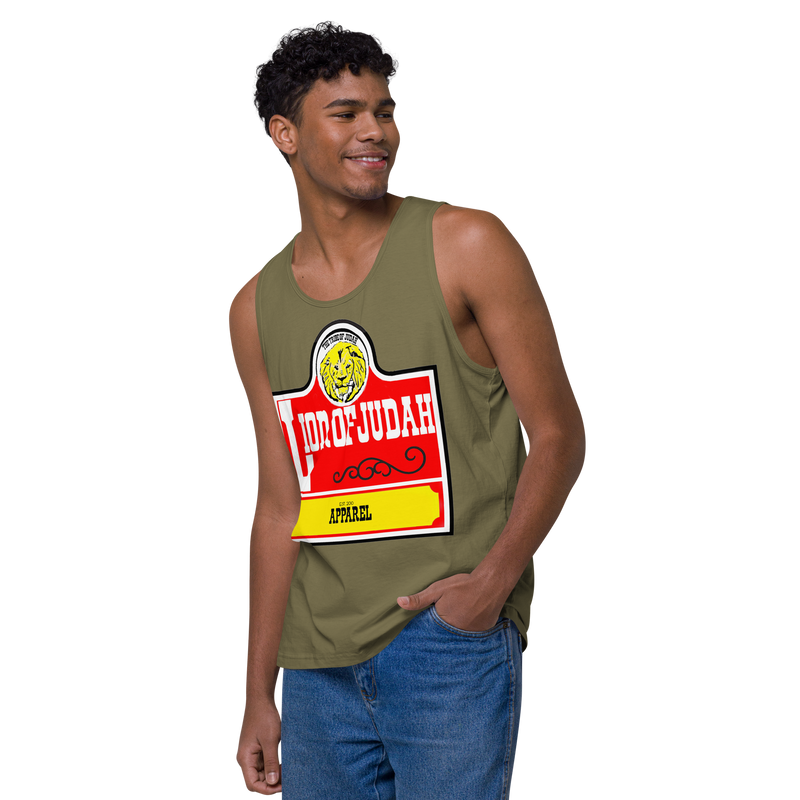 Lion Of Judah Spinoff of  Wendy's Men’s Premium Tank Top