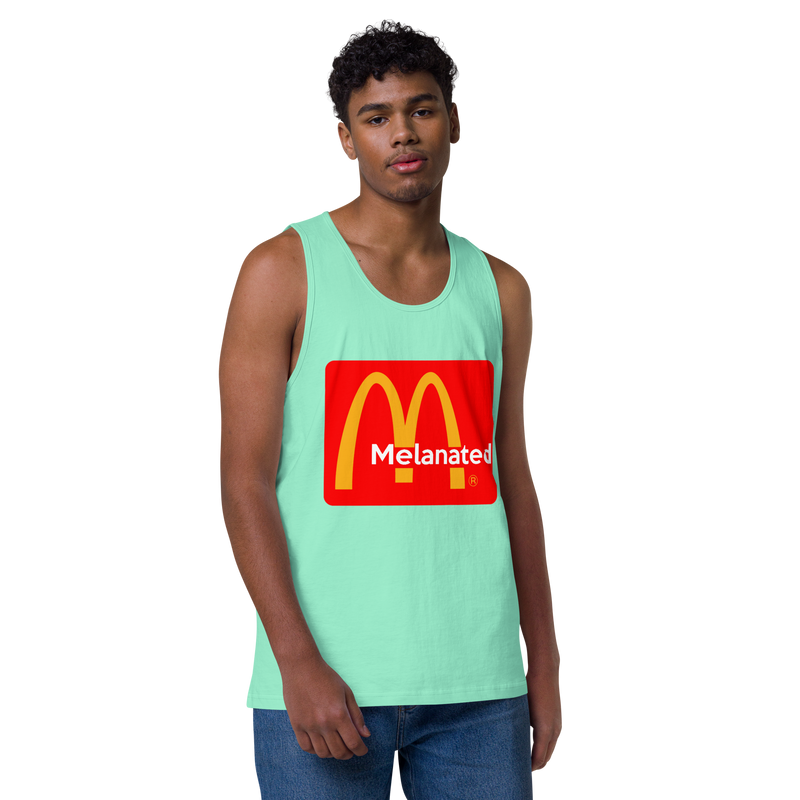 Lion Of Judah Mc Donald's Spinoff Design Men’s premium tank top