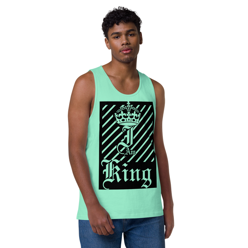 I am King Men’s premium tank top