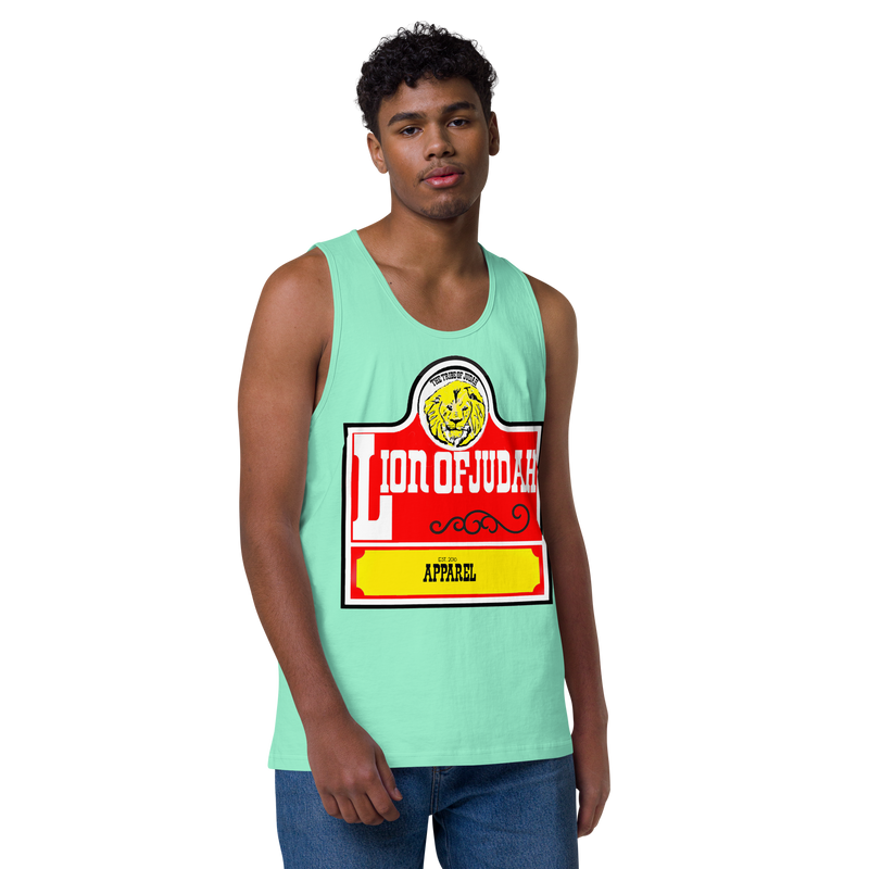 Lion Of Judah Spinoff of  Wendy's Men’s Premium Tank Top