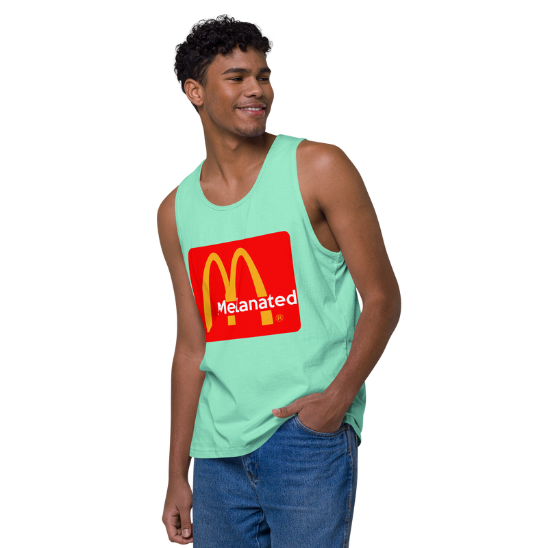 Lion Of Judah Mc Donald's Spinoff Design Men’s premium tank top