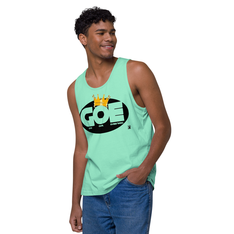 God Over Everything Design Men’s Premium Tank Top