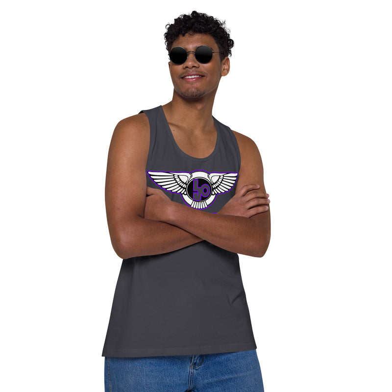 Lion Of Judah Purple Design logo Men’s premium tank top