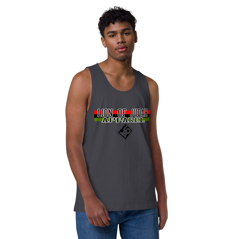 Lion Of Judah Apparel Brand Design Men’s premium tank top