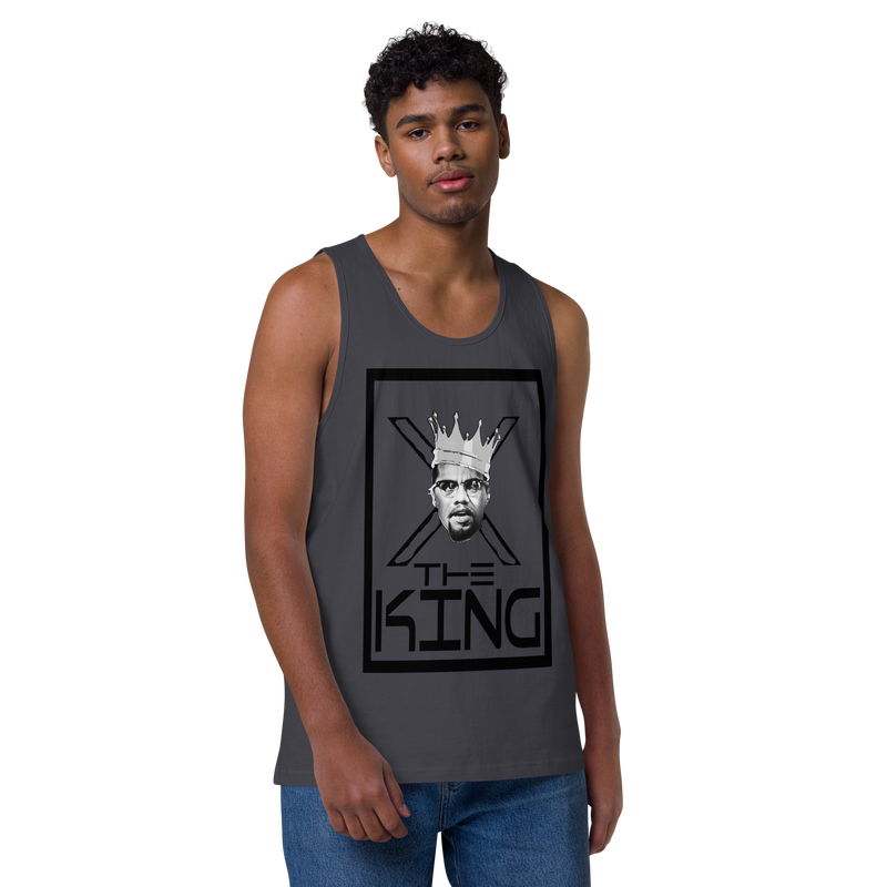 X The King Men’s premium tank top