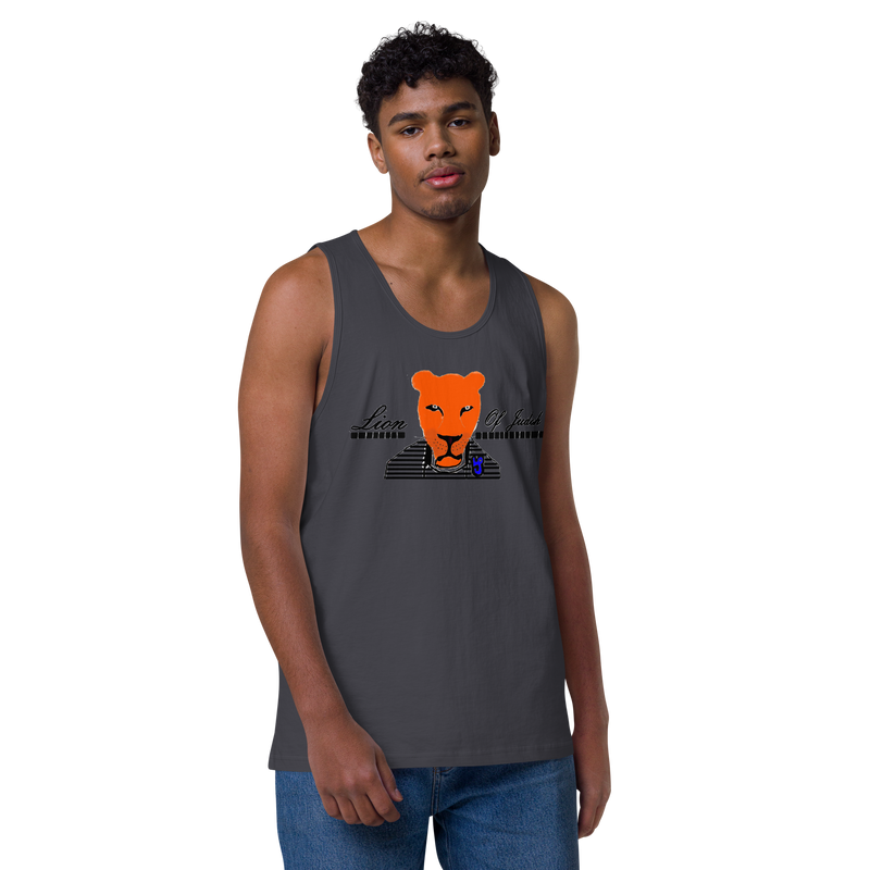 Lion Of Judah Men’s premium tank top