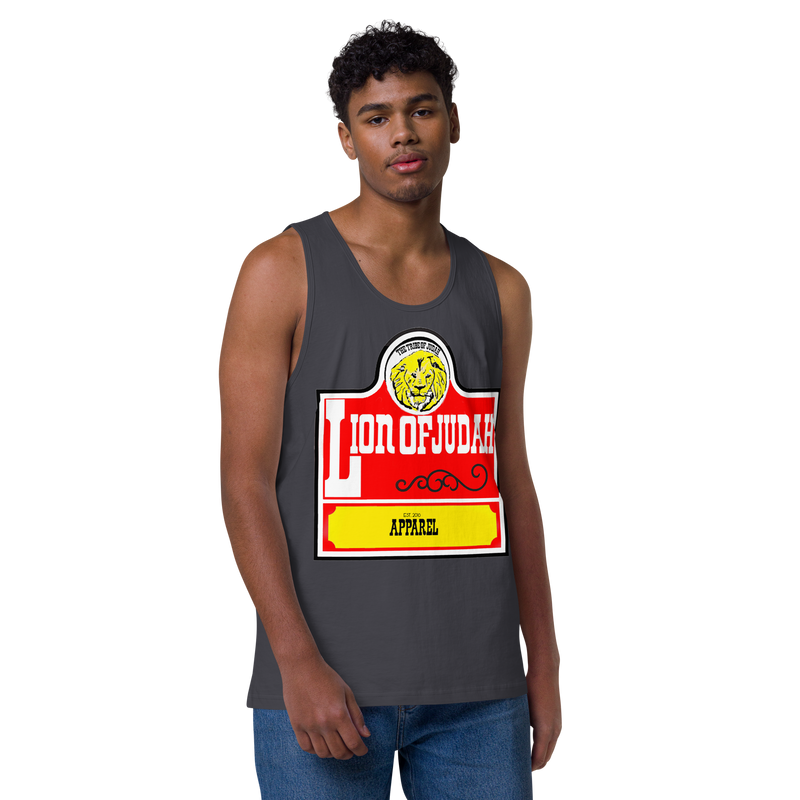 Lion Of Judah Spinoff of  Wendy's Men’s Premium Tank Top