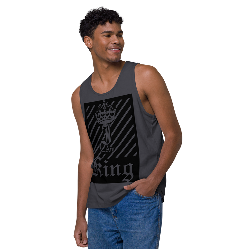 I am King Men’s premium tank top