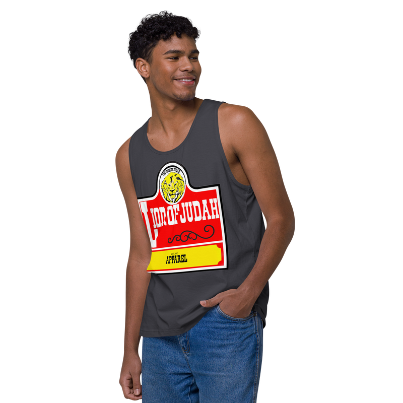 Lion Of Judah Spinoff of  Wendy's Men’s Premium Tank Top