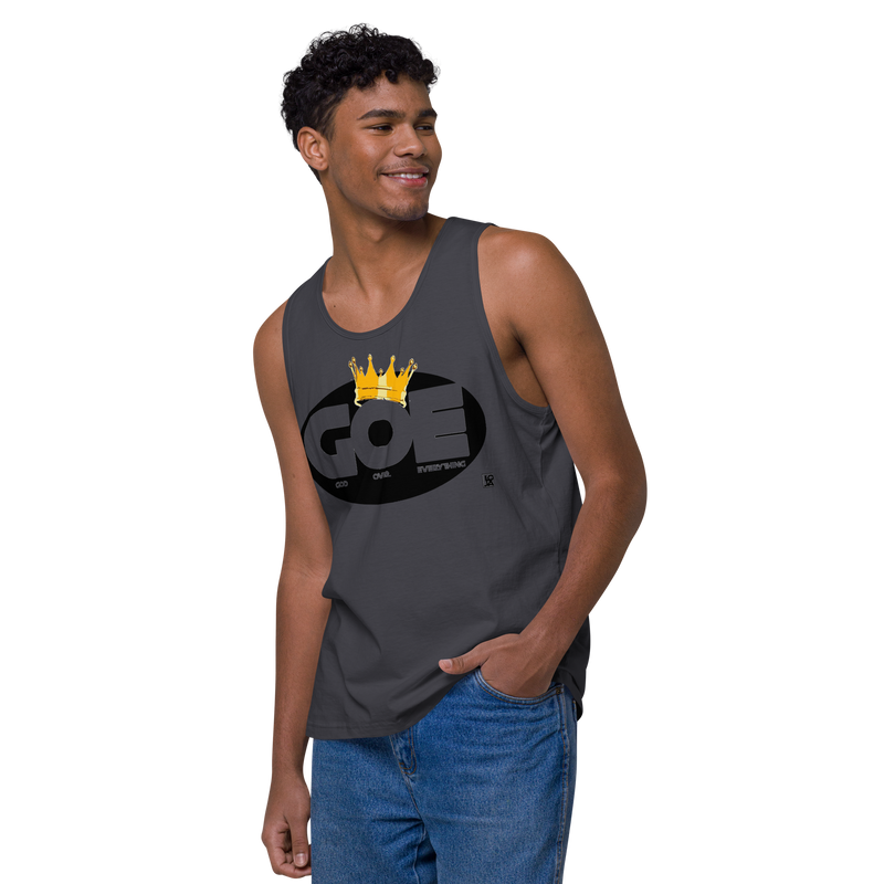God Over Everything Design Men’s Premium Tank Top