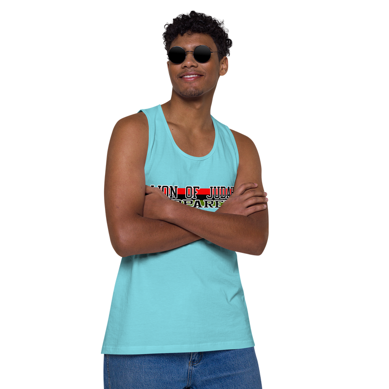 Lion Of Judah Apparel Brand Design Men’s premium tank top