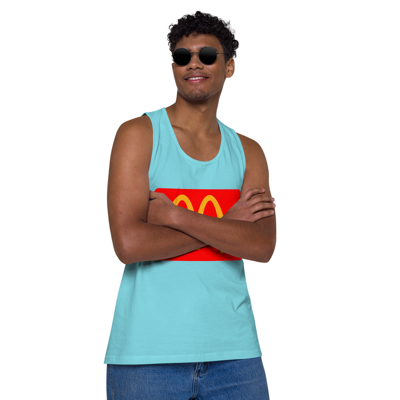 Lion Of Judah Mc Donald's Spinoff Design Men’s premium tank top