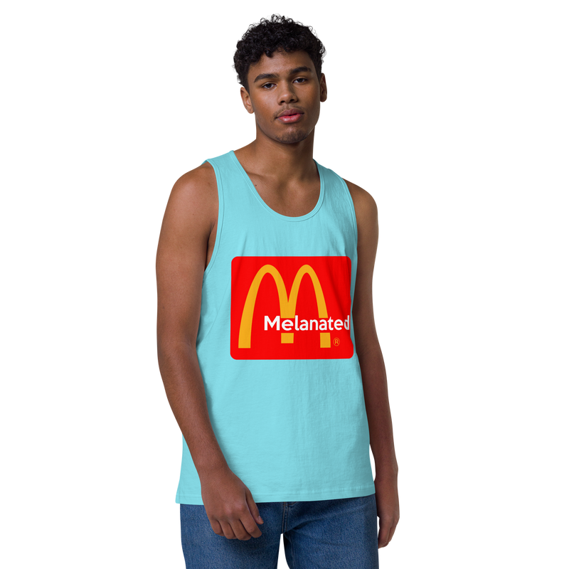 Lion Of Judah Mc Donald's Spinoff Design Men’s premium tank top