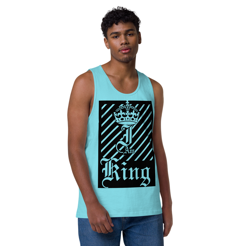 I am King Men’s premium tank top
