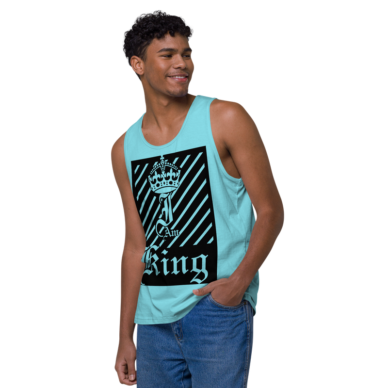 I am King Men’s premium tank top