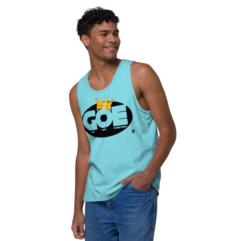 God Over Everything Design Men’s Premium Tank Top