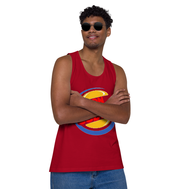 Lion Of Judah (BK) Burger King Spinoff Design Men’s premium tank top