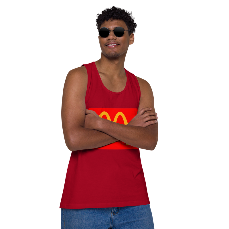 Lion Of Judah Mc Donald's Spinoff Design Men’s premium tank top