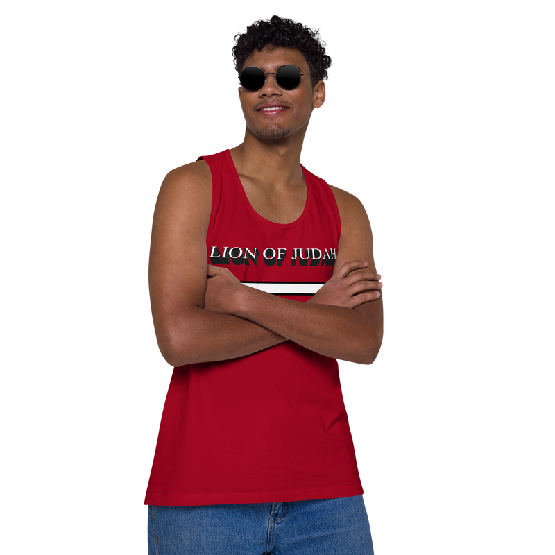 Lion Of Judah Brand Men’s premium tank top