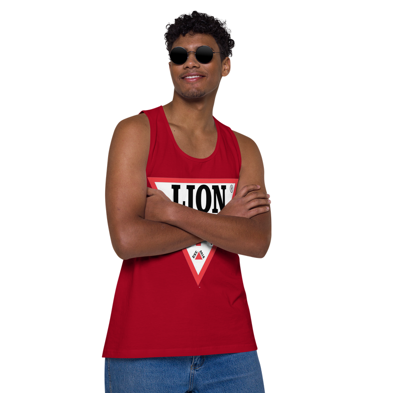 Lion Of Judah Spinoff Of Guess Design Men’s premium tank top