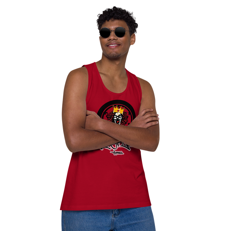 Lion Of Judah Apparel Lion Design Men’s Premium Tank Top