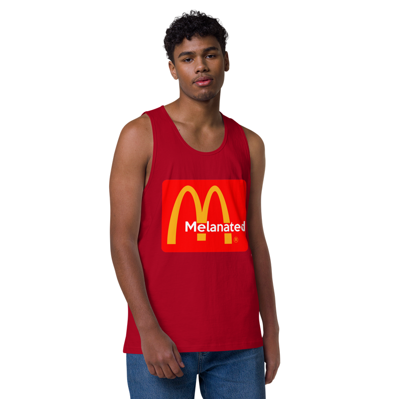 Lion Of Judah Mc Donald's Spinoff Design Men’s premium tank top