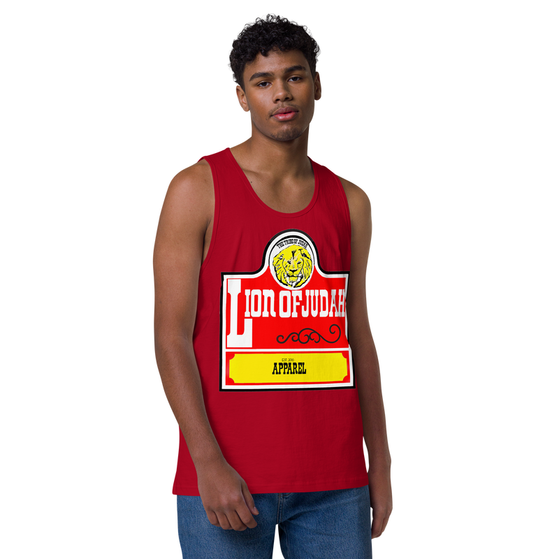 Lion Of Judah Spinoff of  Wendy's Men’s Premium Tank Top