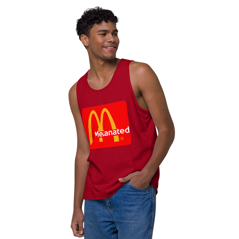 Lion Of Judah Mc Donald's Spinoff Design Men’s premium tank top