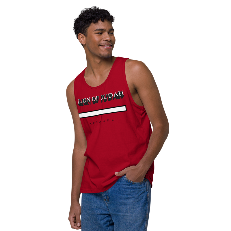 Lion Of Judah Brand Men’s premium tank top