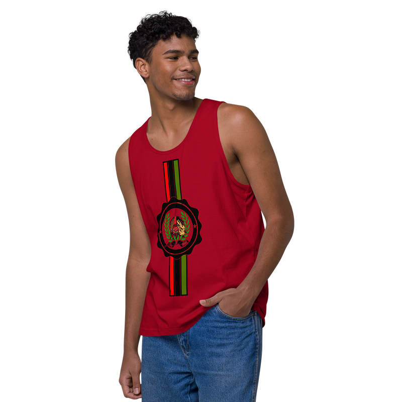 Lion of Judah God Design V.2 Men’s premium tank top