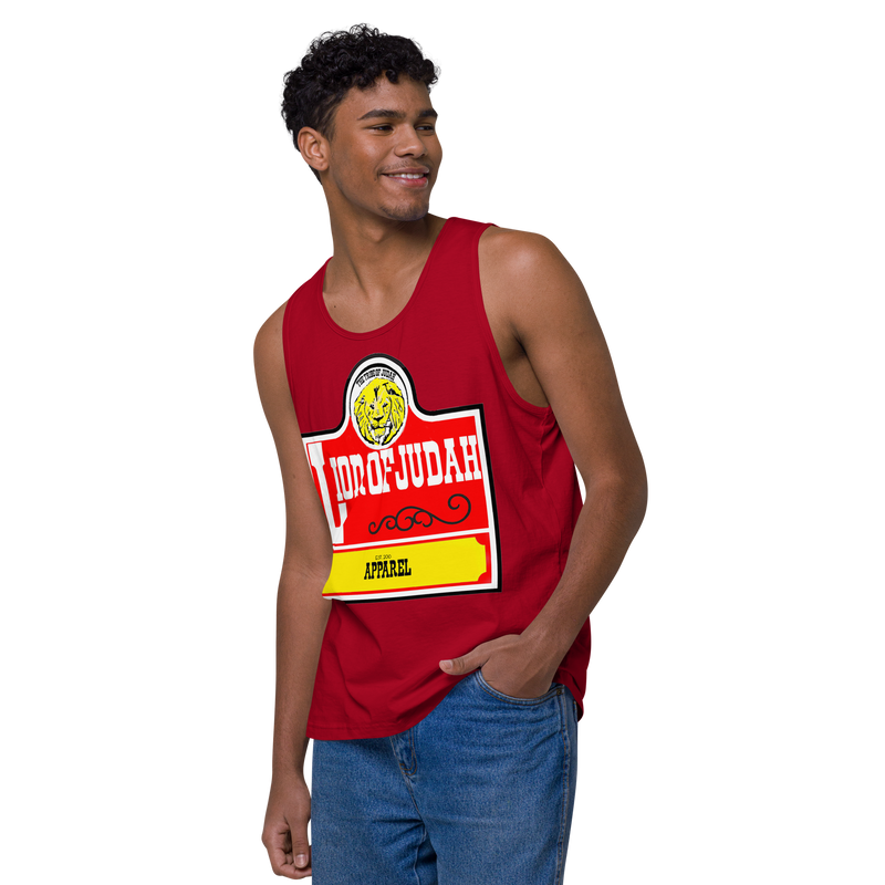 Lion Of Judah Spinoff of  Wendy's Men’s Premium Tank Top