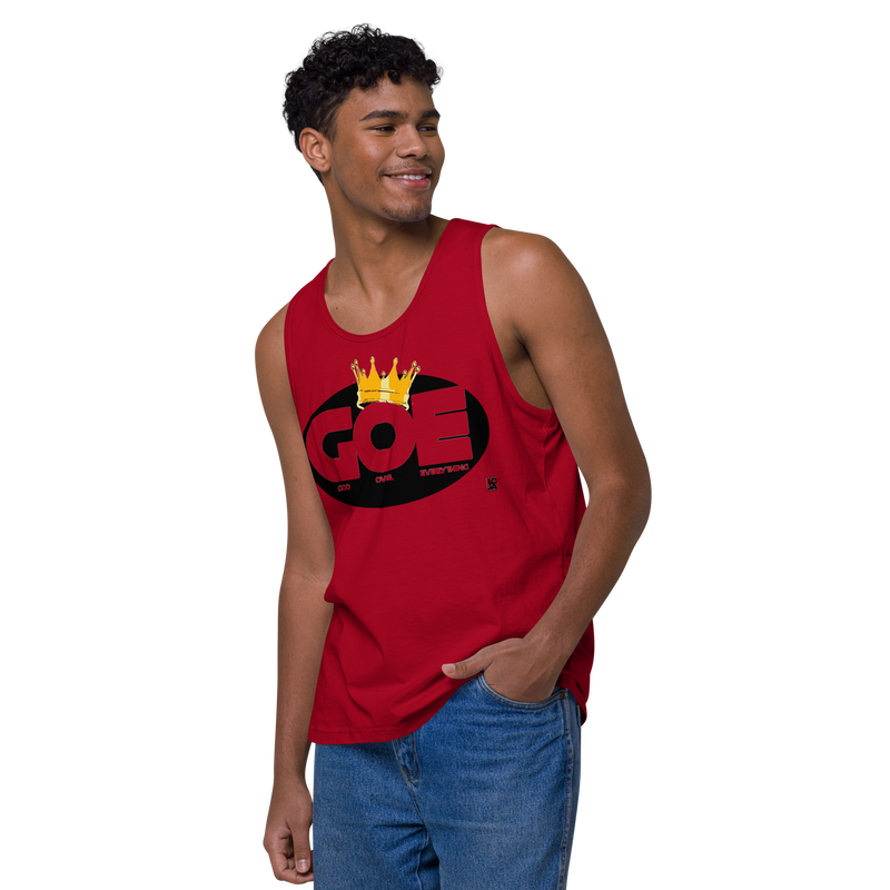 God Over Everything Design Men’s Premium Tank Top